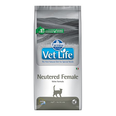 Корм для кошек Farmina Vet Life Management Neutered Female стерилизованных КОШЕК