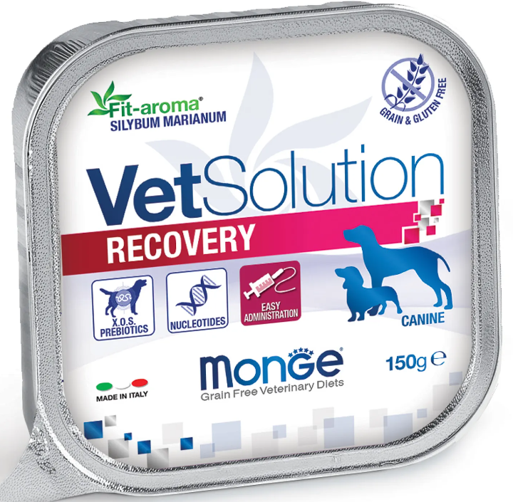 Диетический корм Monge VetSolution Dog Recovery Рекавери для собак при восстановлении питания в период выздоровления 150 г