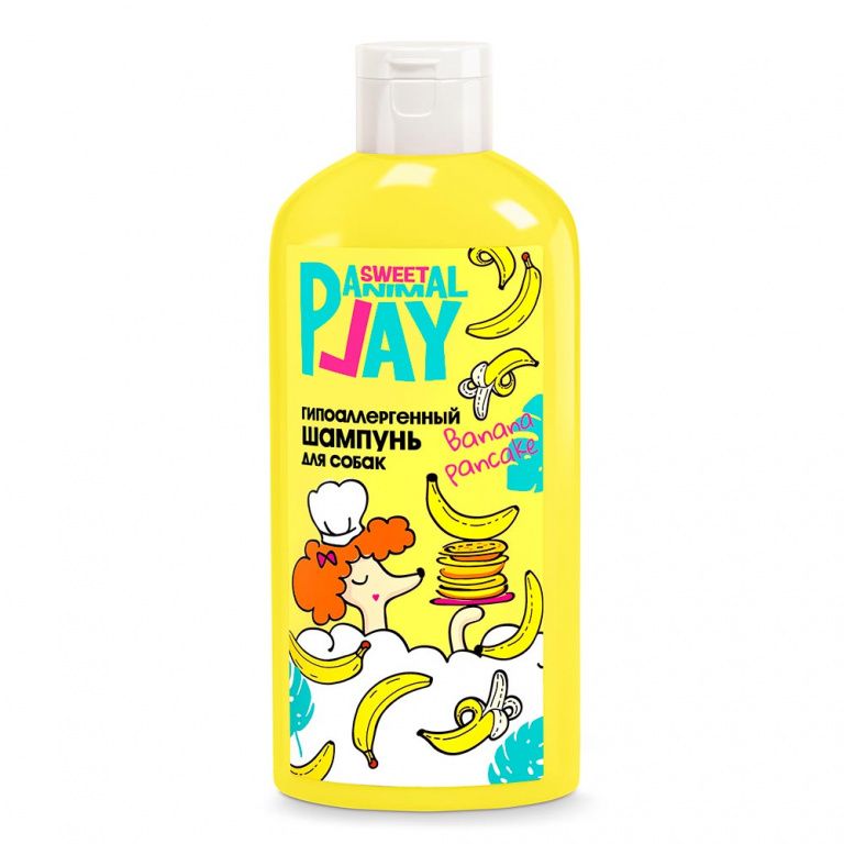Шампунь для собак Animal Play Sweet "Банановый панкейк" гипоаллергенный 300 мл