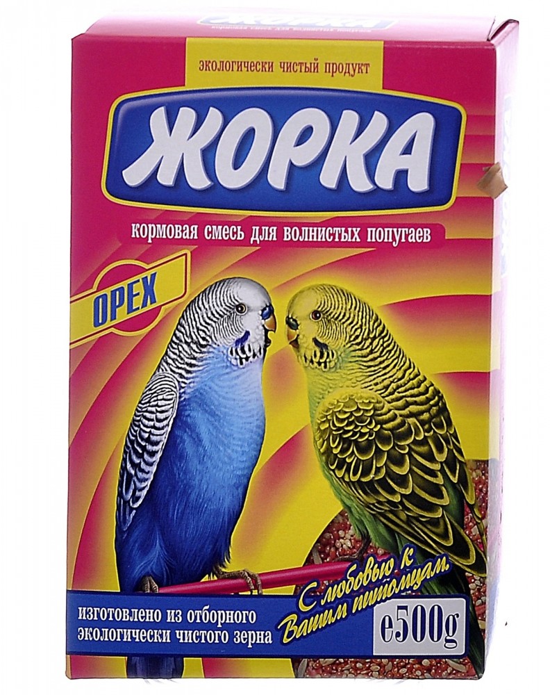 Корм Жорка для волнистых попугаев Орех 500 г