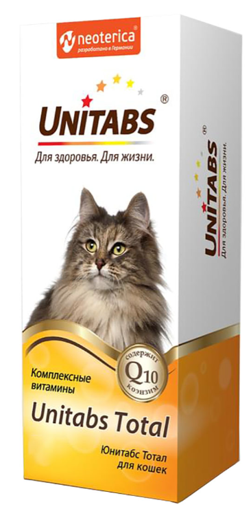 Unitabs (Neoterica) Total комплексные витамины для кошек, 20 мл
