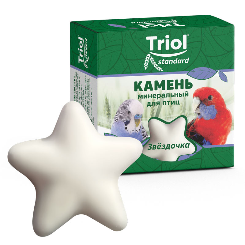 Камень минеральный Triol Standard &laquo;Звездочка&raquo; для птиц 30 г