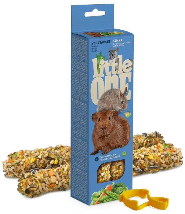 Палочки Little One с овощами для морских свинок, кроликов и шиншилл 2шт*60 г