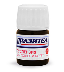 Препарат противопаразитный для котят и кошек Астрафарм Празител суспензия 15мл