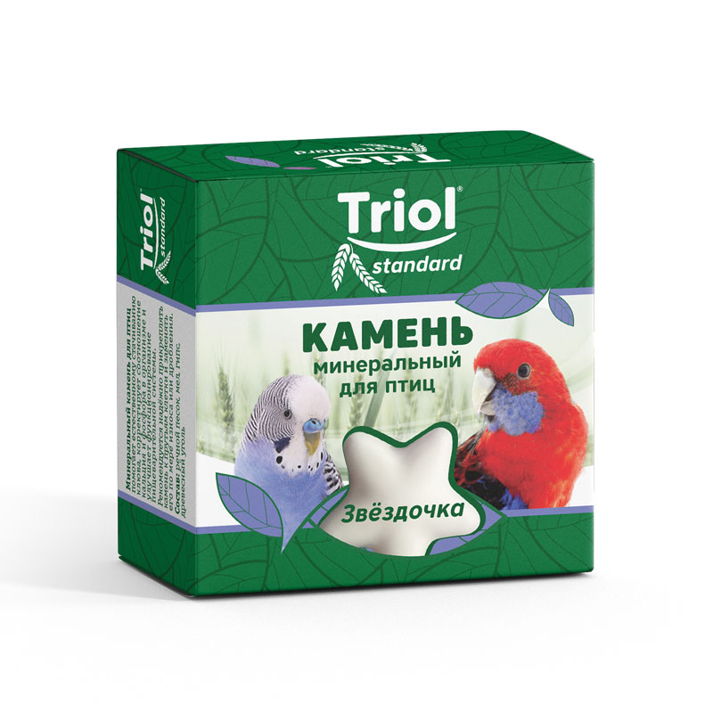 Камень минеральный Triol Standard &laquo;Звездочка&raquo; для птиц 30 г