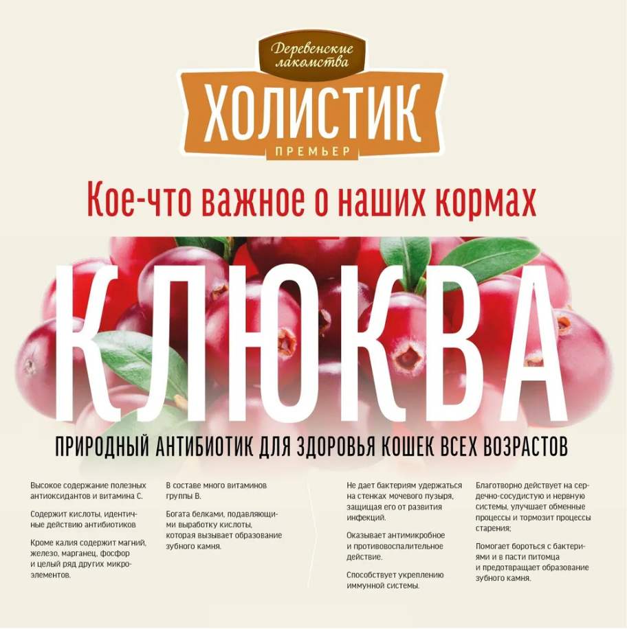 Сухой корм "Деревенские лакомства Холистик Премьер" для кошек с чувствительным пищеварение, индейка